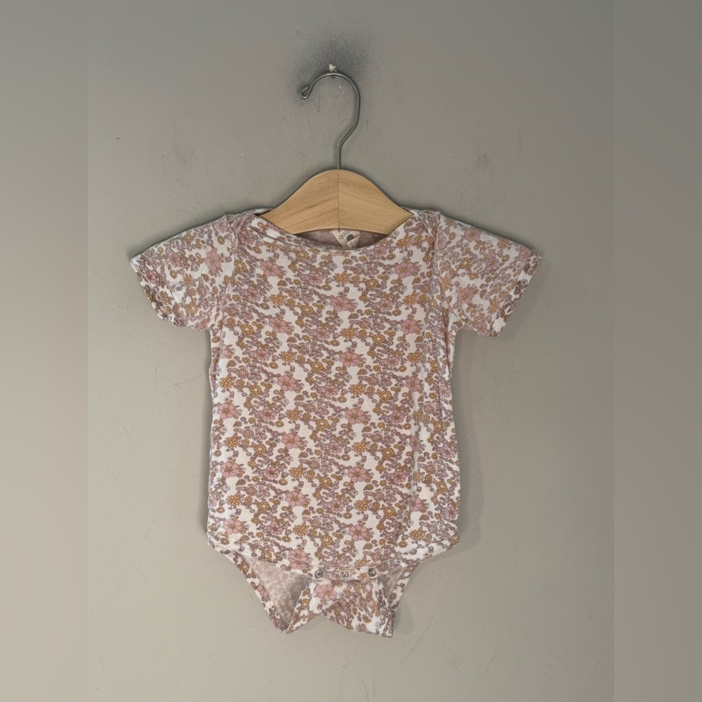 $11 ADD ON Kate Quinn Bodysuit 6-12 girls ONESIE BAMBOO FLORAL‎ GIRLS jamie kay
